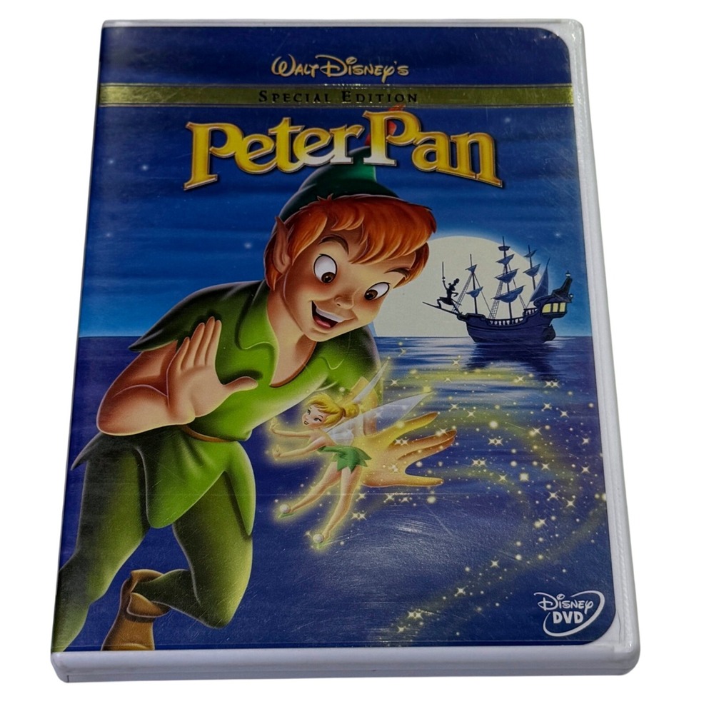 Peter Pan Special Edition DVD Disney Movie 1070B4